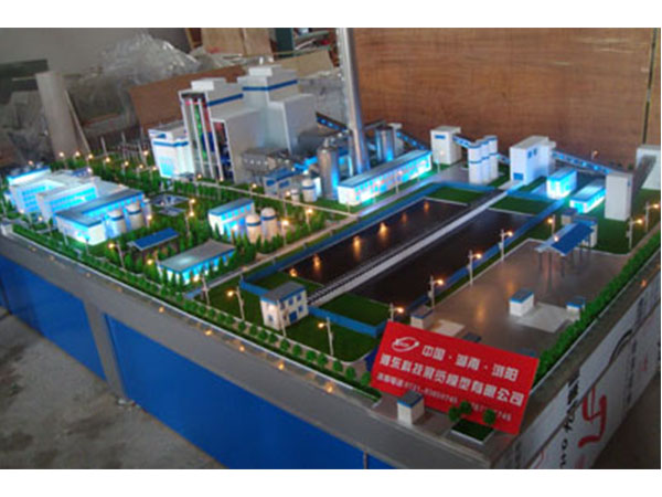 雙機(jī)組電廠沙盤模型